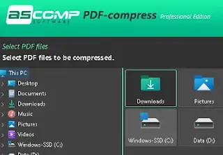 Ascomp PDF-compress Professional Edition Licence gratuite