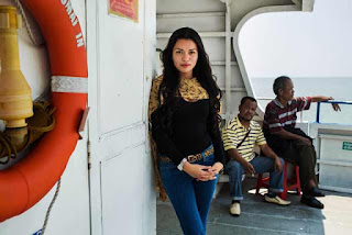 Wanita Indonesia yang ditemui Noroc saat berada di atas kapal. Foto oleh Mihaela Noroc