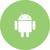 white-android-logo-in-an-green-circle