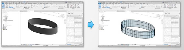 Elliptical walls function in Revit 2020