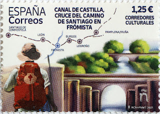 CANAL DE CASTILLA, CRUCE DEL CAMINO DE SANTIAGO EN FRÓMISTA