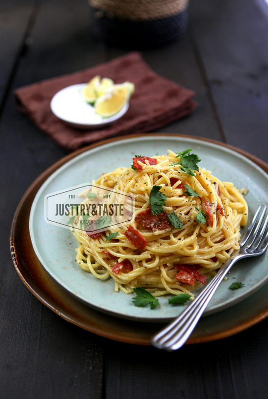 Just Try & Taste: Resep Spaghetti alla Carbonara