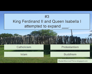 King Ferdinand II and Queen Isabella I attempted to expand ___. Answer choices include: Catholicism, Protestantism, Islam, Buddhism