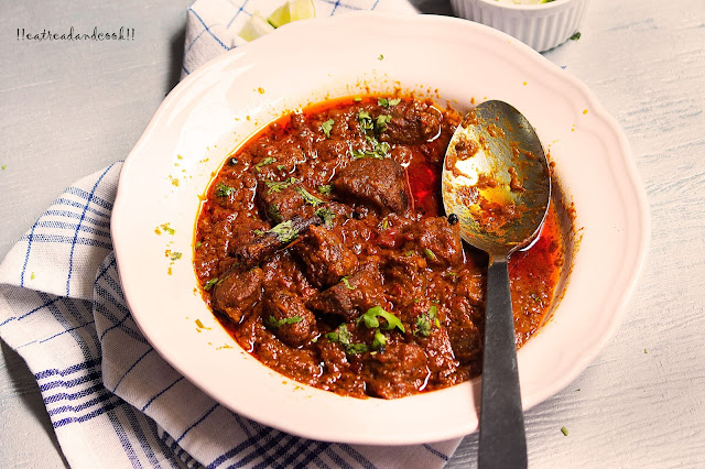 how to make Nepali Mutton Curry~Khasi Ko Masu recipe and preparation with step by step pictures