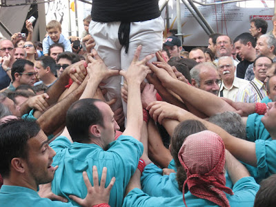 The Human Towers Of La Merce Seen On www.coolpicturegallery.net