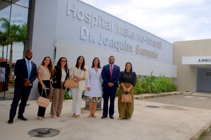 Dirigentes da OAB fazem visita-guiada e conhecem avanços do primeiro ano de funcionamento do Materno-Infantil