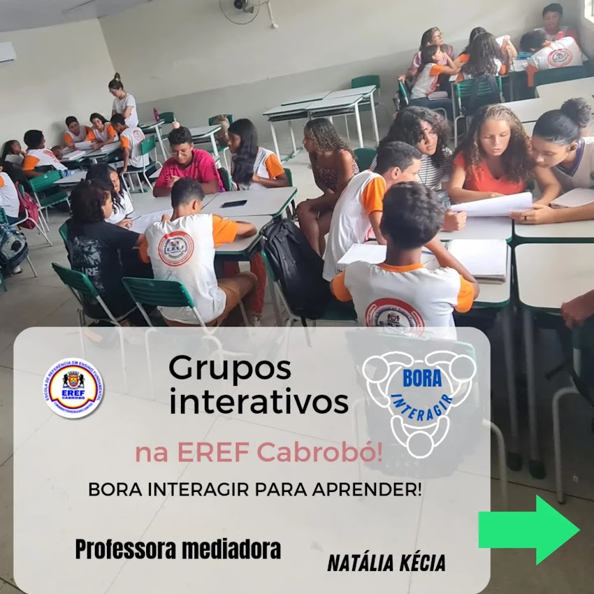 Grupos Interativos na EREF - Bora interagir para aprender!