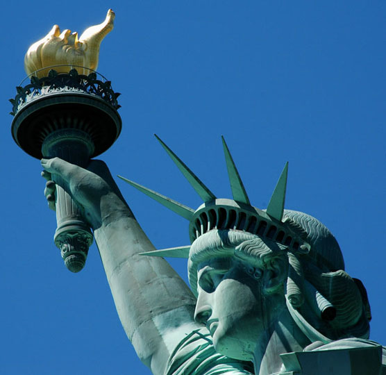 statue of liberty crown template. The statue symbolizes liberty