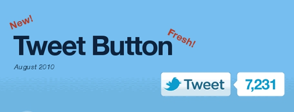 tweet button of twitter