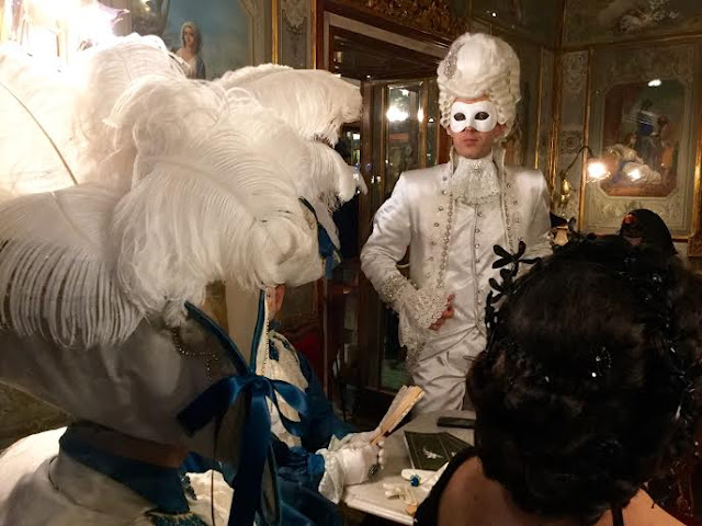 Caffè Florian during Carnival - Photo: Cat Bauer Venetian Cat Venice Blog