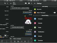 Download BBM Mod IOS Dark V6 [Based Versi 3.2.3.11] APK Terbaru Gratis