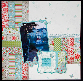 Scrapbook Page with Top Note Tag