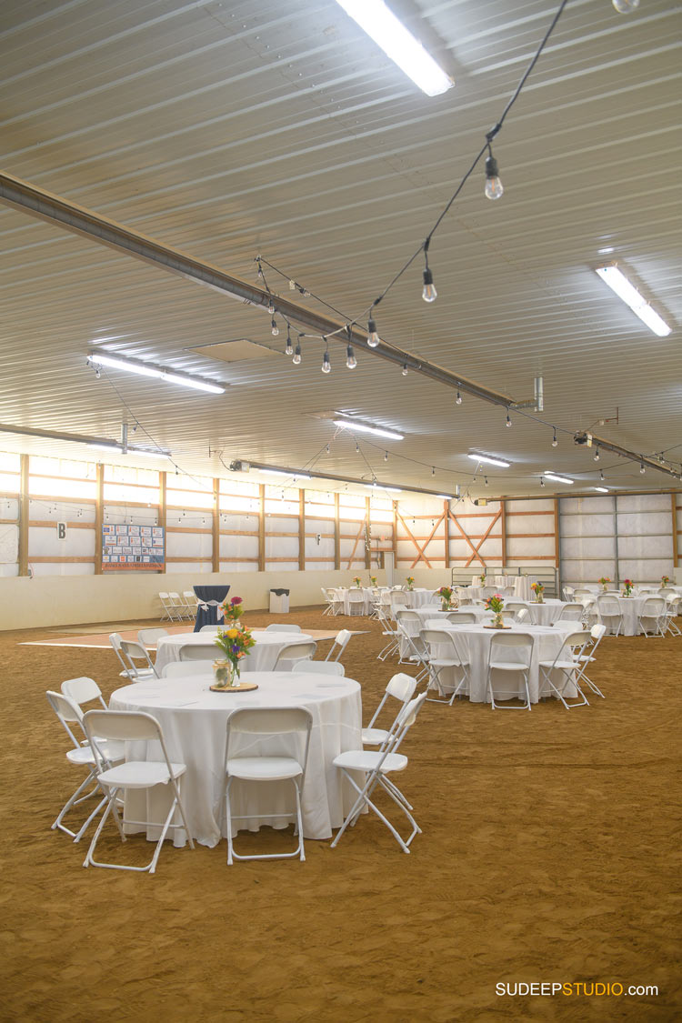 Wedding Decoration Horse Farm Barn Wedding Photography in Dexter Saline by SudeepStudio.com Ann Arbor Wedding Photographer