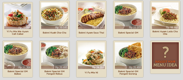 Daftar Menu Mie - Blog Mas Hendra