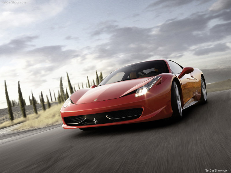 2011 Ferrari 458 Italia Red Color