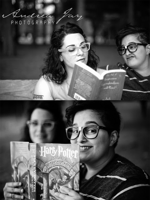 harry potter engagement session