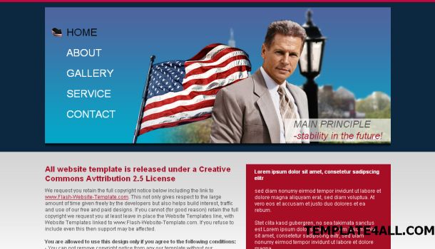 Smith USA Politics News Website Template