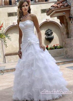 A-Line(Princess) Romantic Wedding Gowns