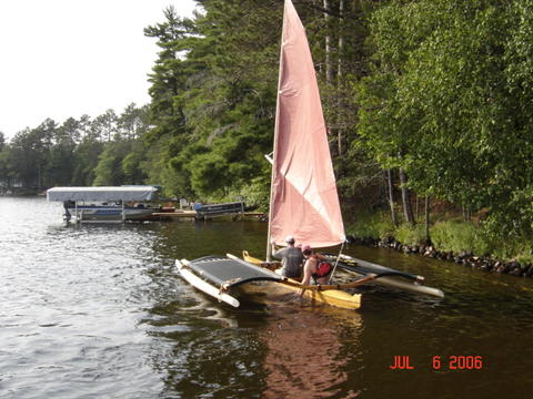 Outrigger Sailing Canoes: Dan's Ulua for Sale