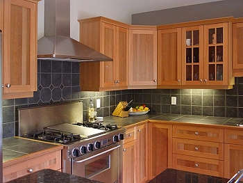 New home designs latest Homes modern wooden kitchen 