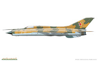 Eduard 1/48 MiG-21PF (8236) Colour Guide & Paint Conversion Chart