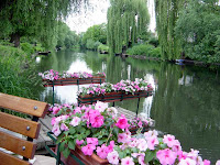 View while waiting for dinner at l'Auberge de l'Ill in Illhaeusern, France - 3 star Michelin restaurant