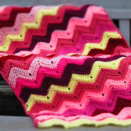 Scrap Ripple Afghan - Free Pattern