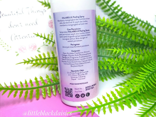 FALABELLE PEELING SPRAY REVIEW