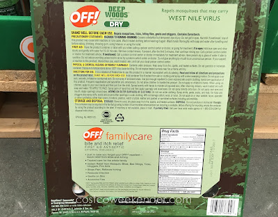 Costco 947886 - Get ready for the summer camping season with Off! Deep Woods Dry Insect Repellent