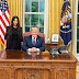 Trump recibe a Kim Kardashian