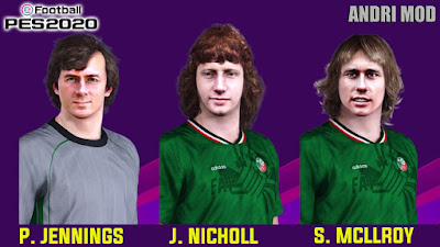 PES 2020 Facepack Legends North Ireland by Andri Mod