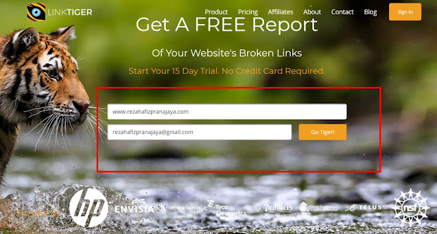 Link Tiger Broken Link Checker Tool