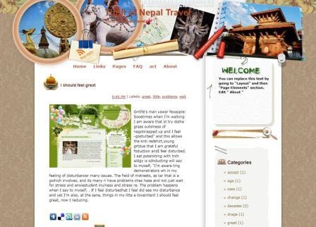 Thrill of Nepal Travel Blogger Template  Lowongan kerja 