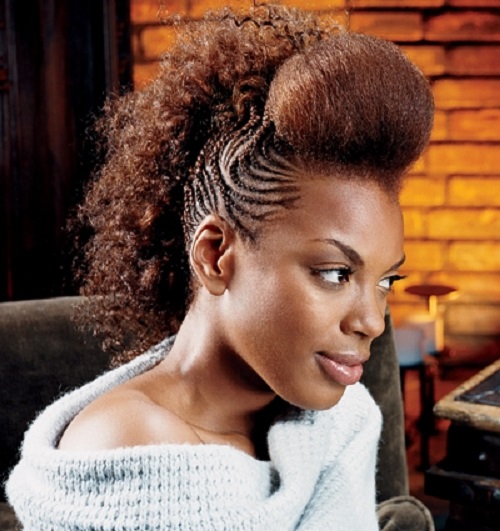 African American Hairstyles Trends and Ideas : Braided Mohawk ...