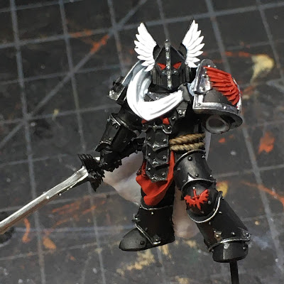 Horus Heresy Dark Angels Praetor WIP