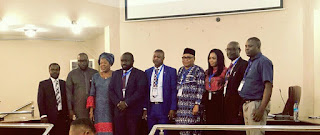 Cross-section of dignitaries at the workshop