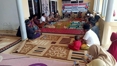 Polsek Pegantenan dan Warga Desa Pasanggar Gelar Musyawarah Desa dan Rembuk Stunting Guna Mencegah Penyakit Stunting