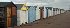 Shoebury Common beach huts