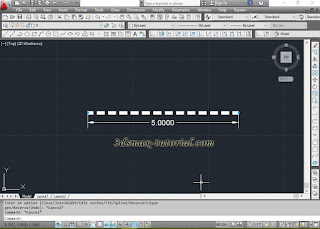 membuat garis putus-putus di autocad