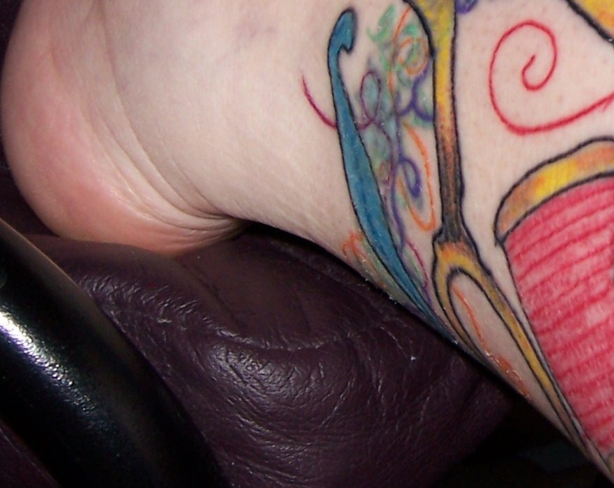 tattoo peeling. It#39;s still crusty and peeling