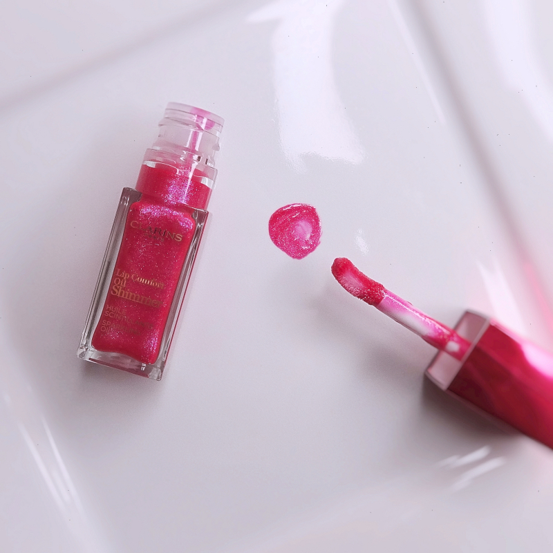 Clarins Lip Comfort Oil Shimmer 04 Intense Pink Lady