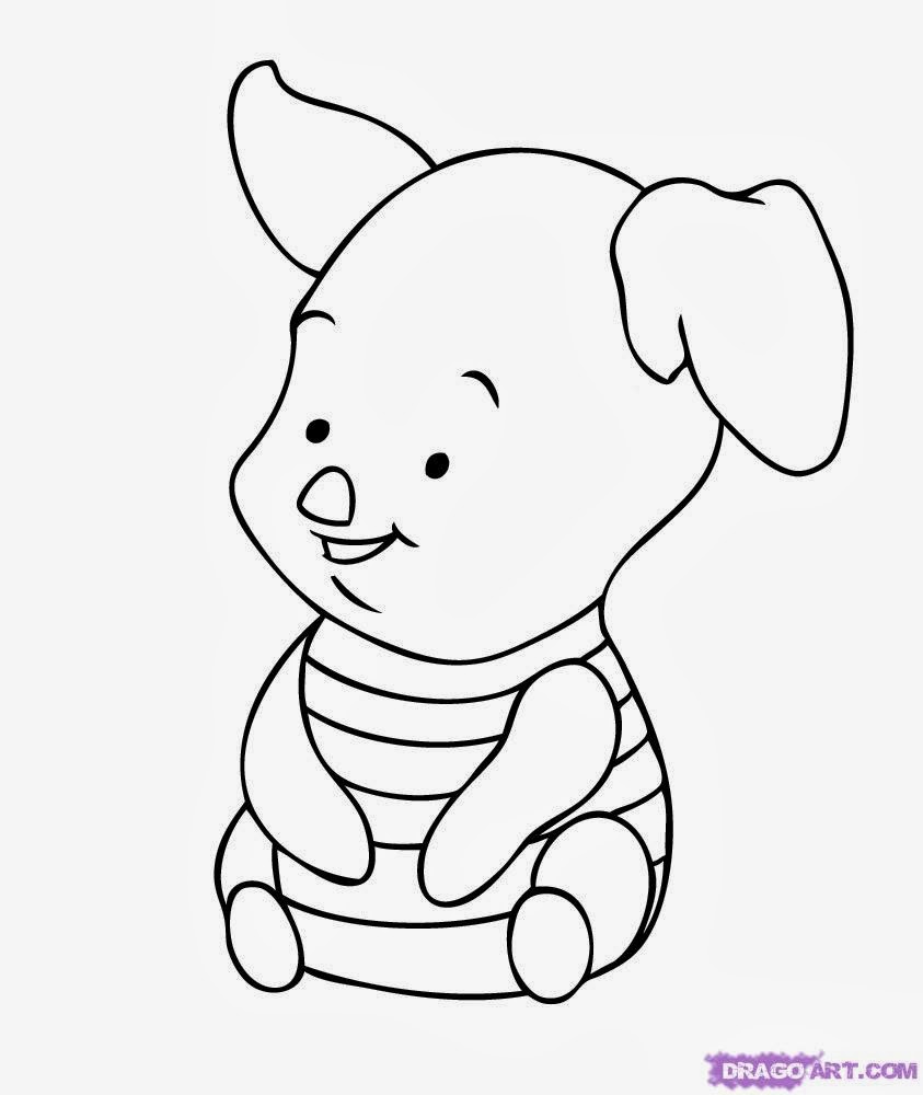 baby winnie the pooh coloring pages piglet tigger eeyore 6
