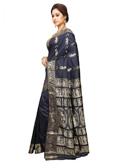 Black Baluchari Saree