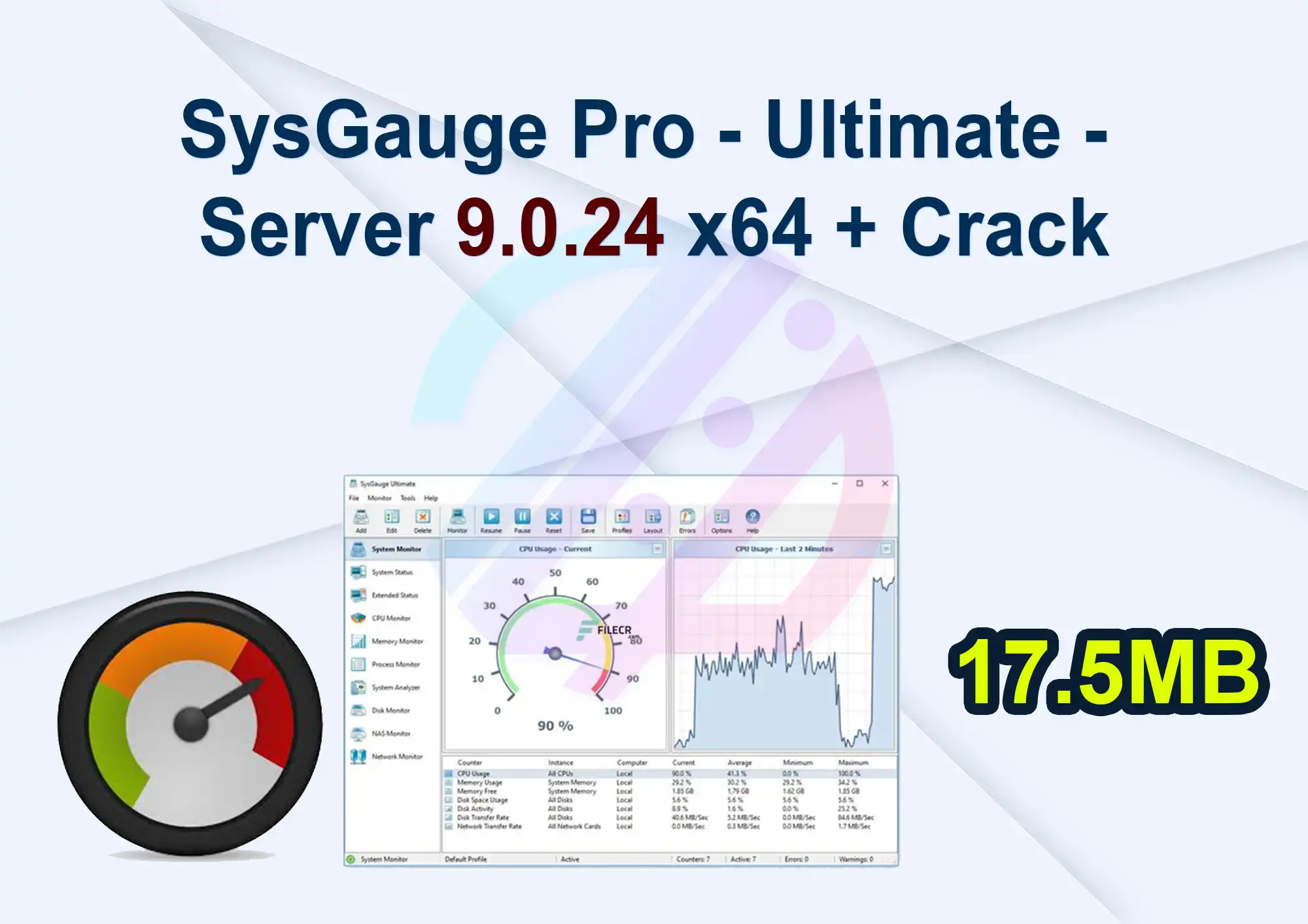 SysGauge Pro – Ultimate – Server 9.0.24 x64 + Crack