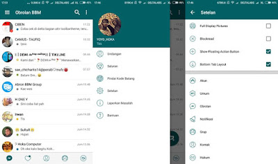 BBM MOD Delight v0.0.1 Apk Terbaru dan Terhangat 2016