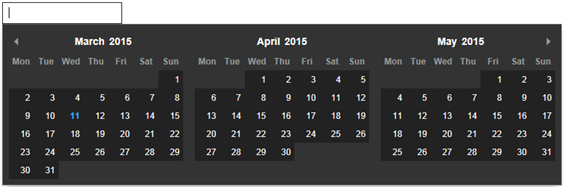 javascript calendar date picker code for asp net