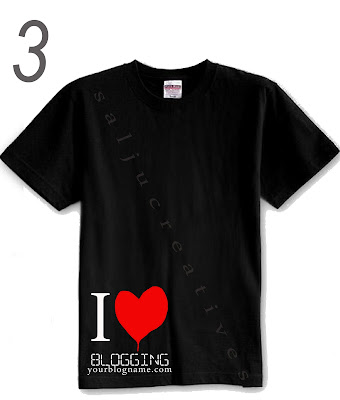 Segmen I love Blogging T-shirt