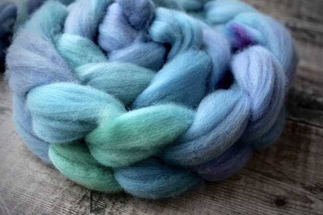 hand dyed roving 