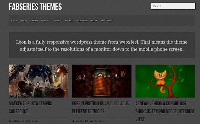 Leon Wordpress Theme