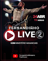 Notícias Gospel - Hoje tem Live do cantor Fernandinho